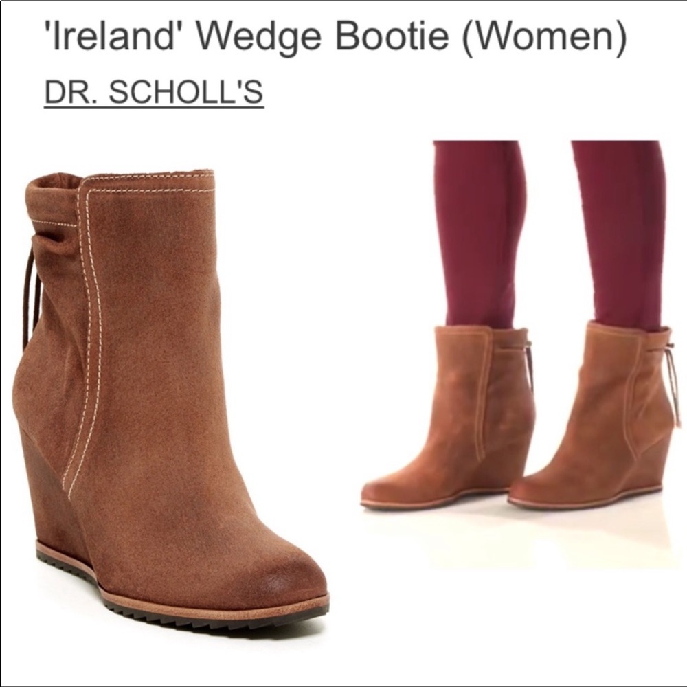 Dr. Scholl’s wedge booties SZ9